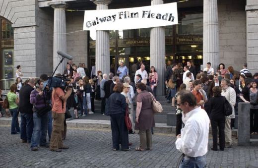 The summertime Buzz outside our main theatre.